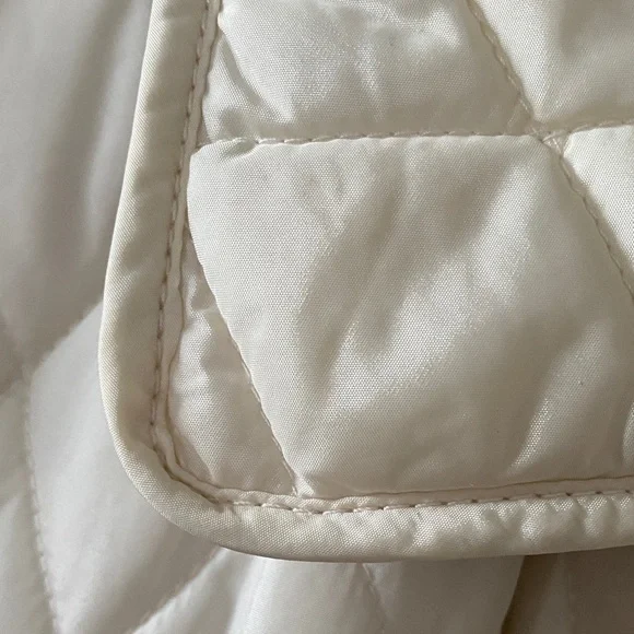 Coach Cream Quilted Puffer Jacket - Picture 9 of 11
